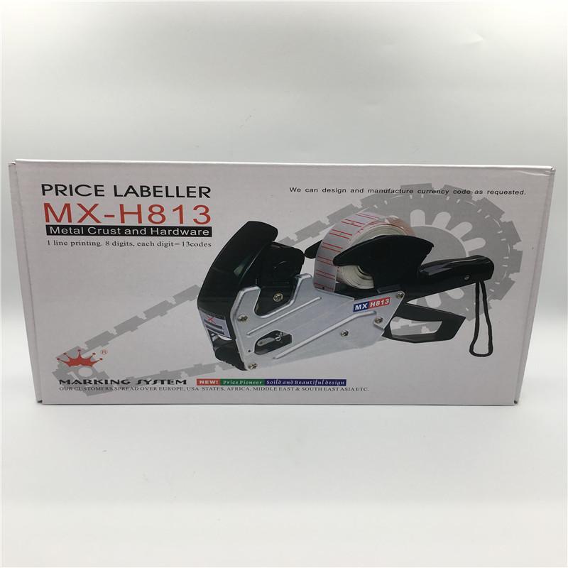 Crown MX-H813 Single Row Price Labeling Machine - Aluminum Alloy Supermarket Labeler