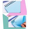 Twin-Wire Binding Notepads 50 Sheets Lined Pocket Notepads Wirebound Writing Pad Small Notebook for Writing 4.9x2.9Inch