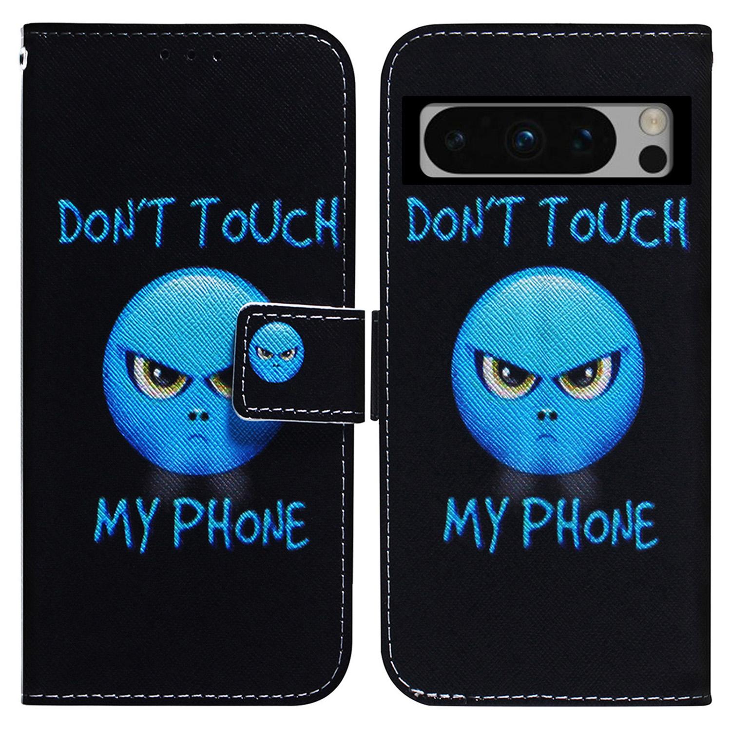 

Pattern Printing Cover for Google Pixel 8 Pro Phone Case PU Leather Wallet Stand Shell J