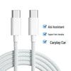 Compatible 30W Fast Charging PD Data Cable for iPhone 15 Series and Apple 16 Pro Max.