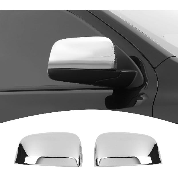 For Grand Cherokee Side Mirror Cover Trim for Jeep Grand Cherokee 2011-2020 for Dodge Durango 2011-Present Carbon Fiber Exterior Accessories 2pcs