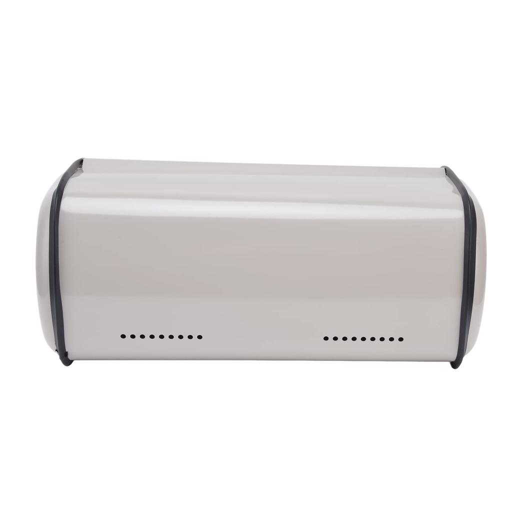 Countertop Bread Bin for Large Capacity Dusting Bread Box with Cute Pattern and Perfect for Home Bakery Storage Kitchen, Roll-Top Door,