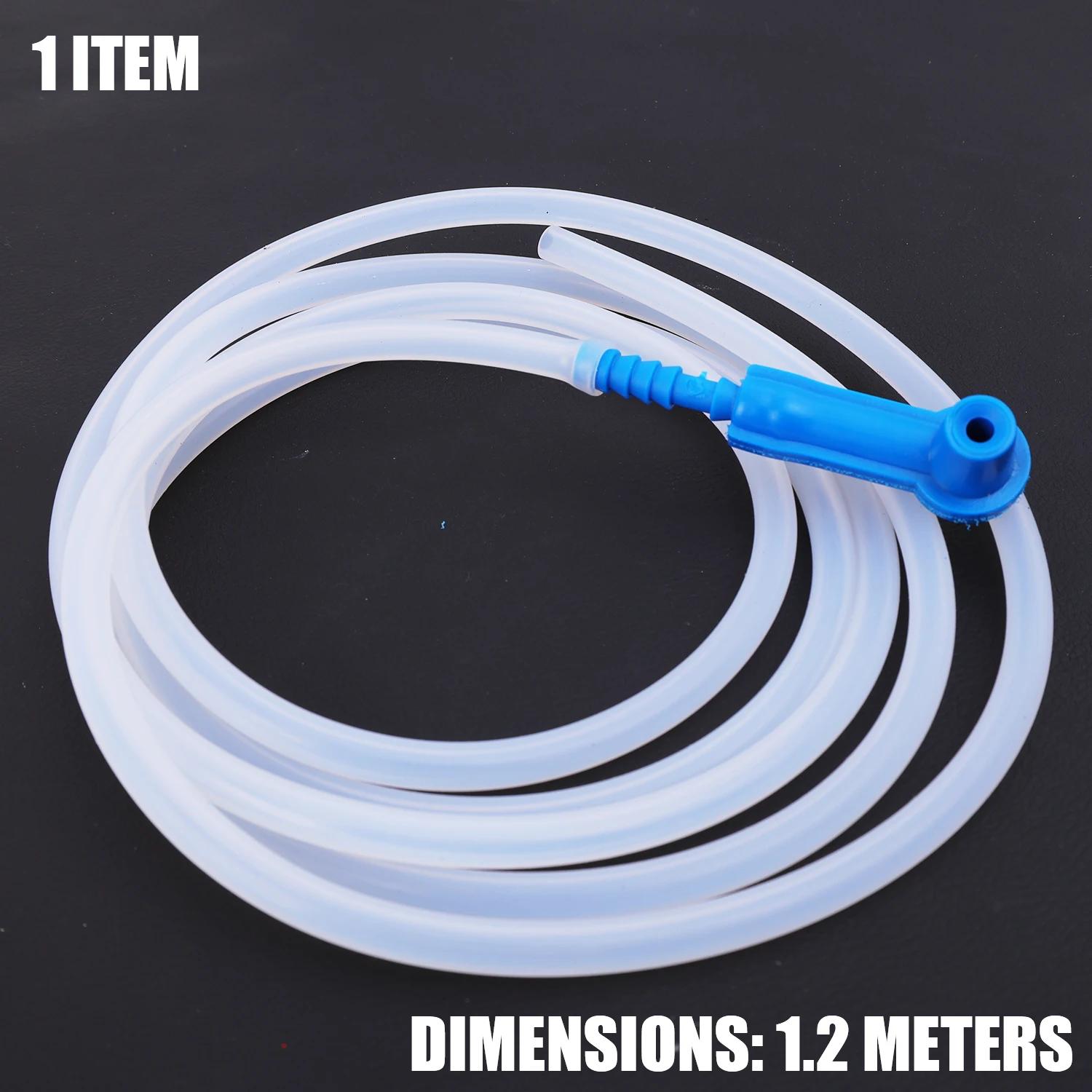 

Car Brake Fluid Oil Exchange Pump Empty Drained Oils Bleeder Oil Pumping Pipe OilFilling Equipment Auto Brake Tool Connector Transparent 1.2m
