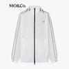 MO&Co. Qin Lan Collection UPF50+ Sun Protection Hooded Windbreaker Jacket