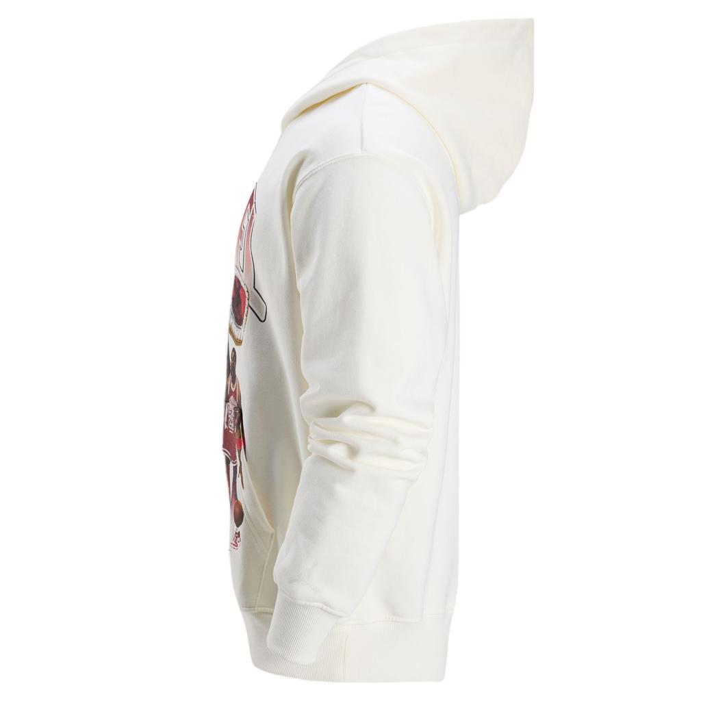 Jordan Flight Fleece Character Pattern Casual Fleece Lined Hoodie Men Hoodies Sail-White HJ4397-133