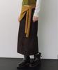 Yulago Real Suede Long Skirt