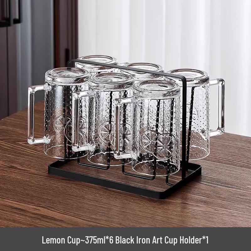 Haofeng Light Luxury Glass Jug & Cup Set