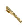Men's Tie Clip Minimalist Metal Stripe Stylish Necktie Clasp Non-slip for Office Suit Dating Anniversary Gift for Men