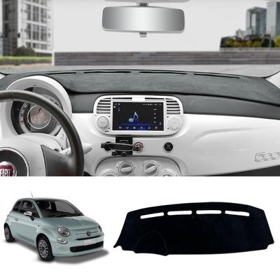 For Fiat 500 2008- Fiat500 Car Dashboard Mat  Accessories Sunshade Protective Carpet Dash Mat Dashmat