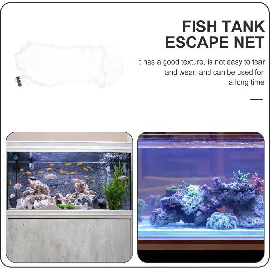 Turtle Tank Escape net Mini Fish Tank Round Fish Tank Decorative Fish net DIY Aquarium Sports Game Pouch