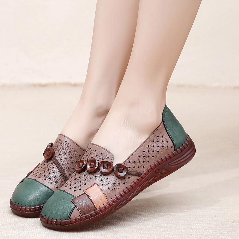 

Shoes autumn new mesh shoes women s breathable comfortable shoes beef tendon soft-soled non-slip shoes 41 темно-коричневого кольору