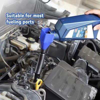 Car Refueling Funnel Gasoline Foldable Engine Oil Funnel Tool Plastic Funnel Car Motorcycle Refueling Tool Auto Accessories