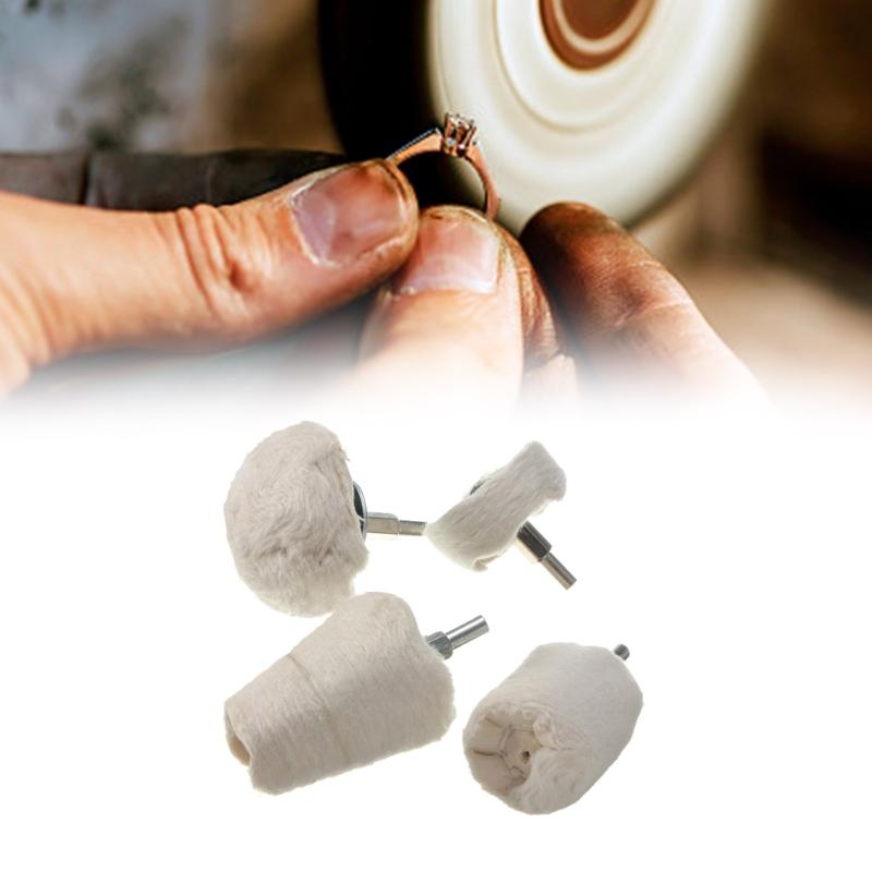 4Pieces Buffing Pad Polishing Wheel Set Multi Surfaces Polishing Wheel Set for Home and Professional Projects