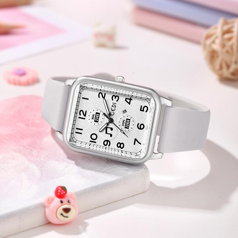 Fashion Dopamine Women'S Watch Candy Color High Value Student Watch Female Test Special Quartz Waterproof Watch