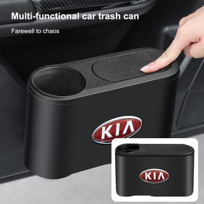 1 vnt. Automobilio šiukšliadėžės emblema Šiukšlių dėžutė Konteineris Sandėliavimas Automobilio priedai Sportage Rio 3 4 Ceed JD Picanto Soul Stonic Niro K5