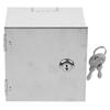 Metal Outlet Box Protective Outlet Box Outdoor Socket Box Stainless Steel Socket Box with Lock 25-26
