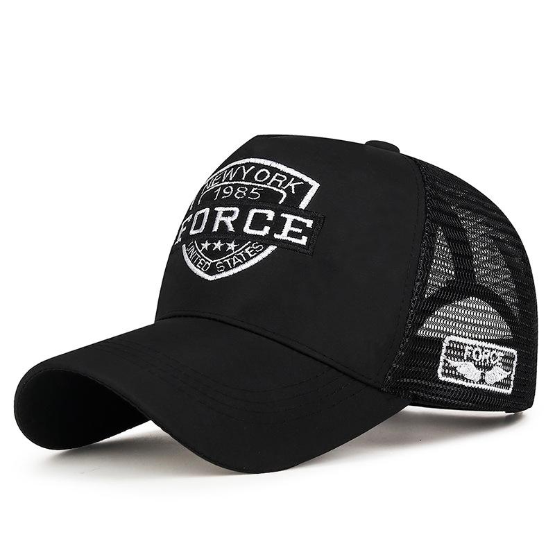 High-top Hats for Men and Women, Summer Sun Protection Baseball Caps, Thin Breathable Letter Sun Hats