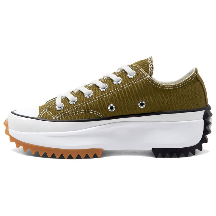 

Кроссовки Converse Run Star Hike Low Dark Moss Unisex Green White Gum 168818C