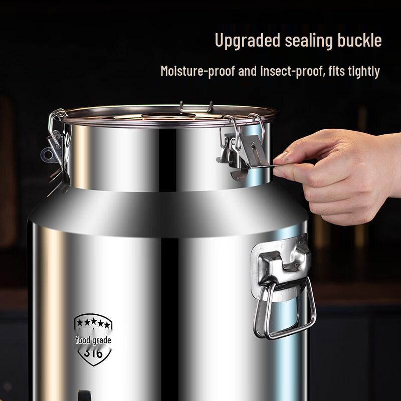 Yuzhuxun 11L Stainless Steel Food Grade Oil Storage Dispenser with Faucet