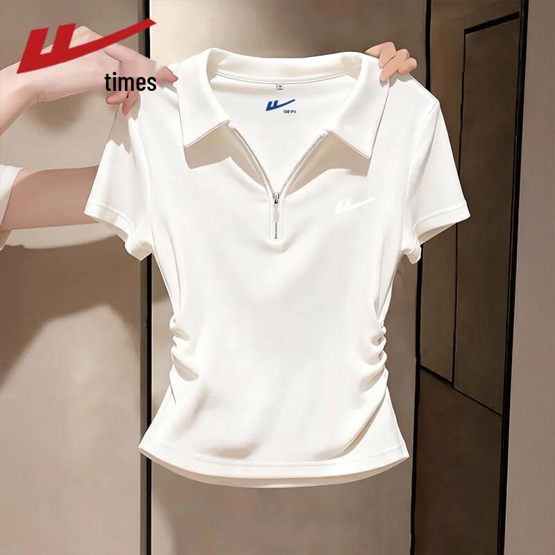 Warrior Women s Slim-Fit Polo Short-Sleeve Top M