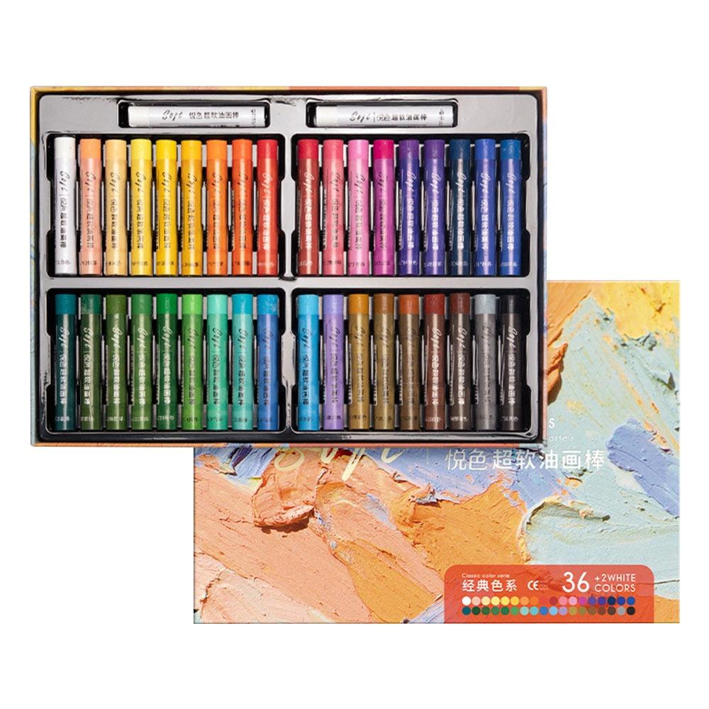 

Набор мягкой масляной пастели Safety Artist Professional Graffiti Art Crayons Art Supply A-36 Colors