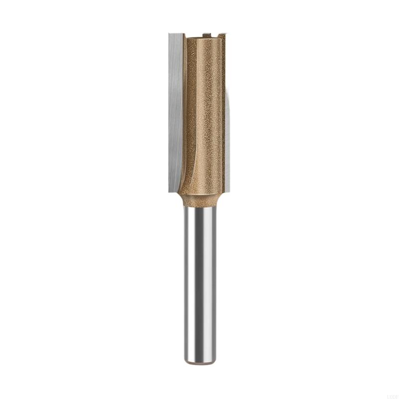 Straight Bit 1/4inch Woodworking Slot Milling 3 Flute Long Router Bit Tool Slotting End Mill Cutter Board