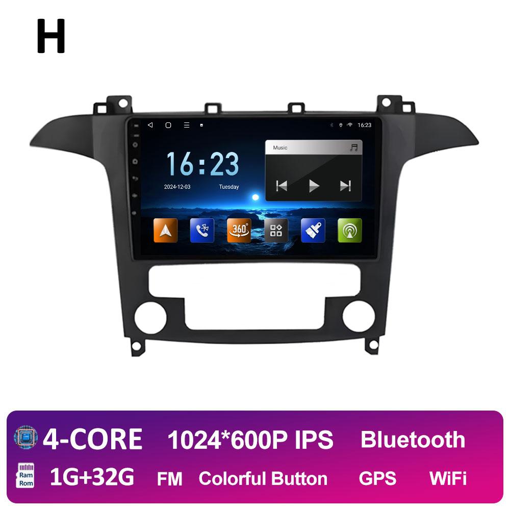 

Вентилятор охлаждения Android 14 Car Audio для Ford S Max S-MAX 2007 2008 2009 2010 2011 2012 2013 2014 2015 Видеоплеер Bluetooth WIFI