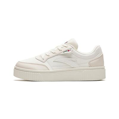 Life Series Keks Schuhe Kirsche Lässig Sportlich Bequem Vielseitig Leicht Niedrig geschnitten Skate Schuhe Damen Sneaker Weiß Beige 922358005-7