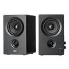 SANWA DIRECT PC Wooden Active Compact Monitor Speakers, 50W, Bluetooth, 3.5mm Wired, Frame, Bass, Speakers, Speakers, Built-in Amplifier, 400-SP122
