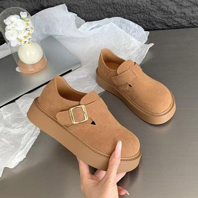 New autumn platform single shoes fashionable versatile early autumn shoes all-inclusive shoes