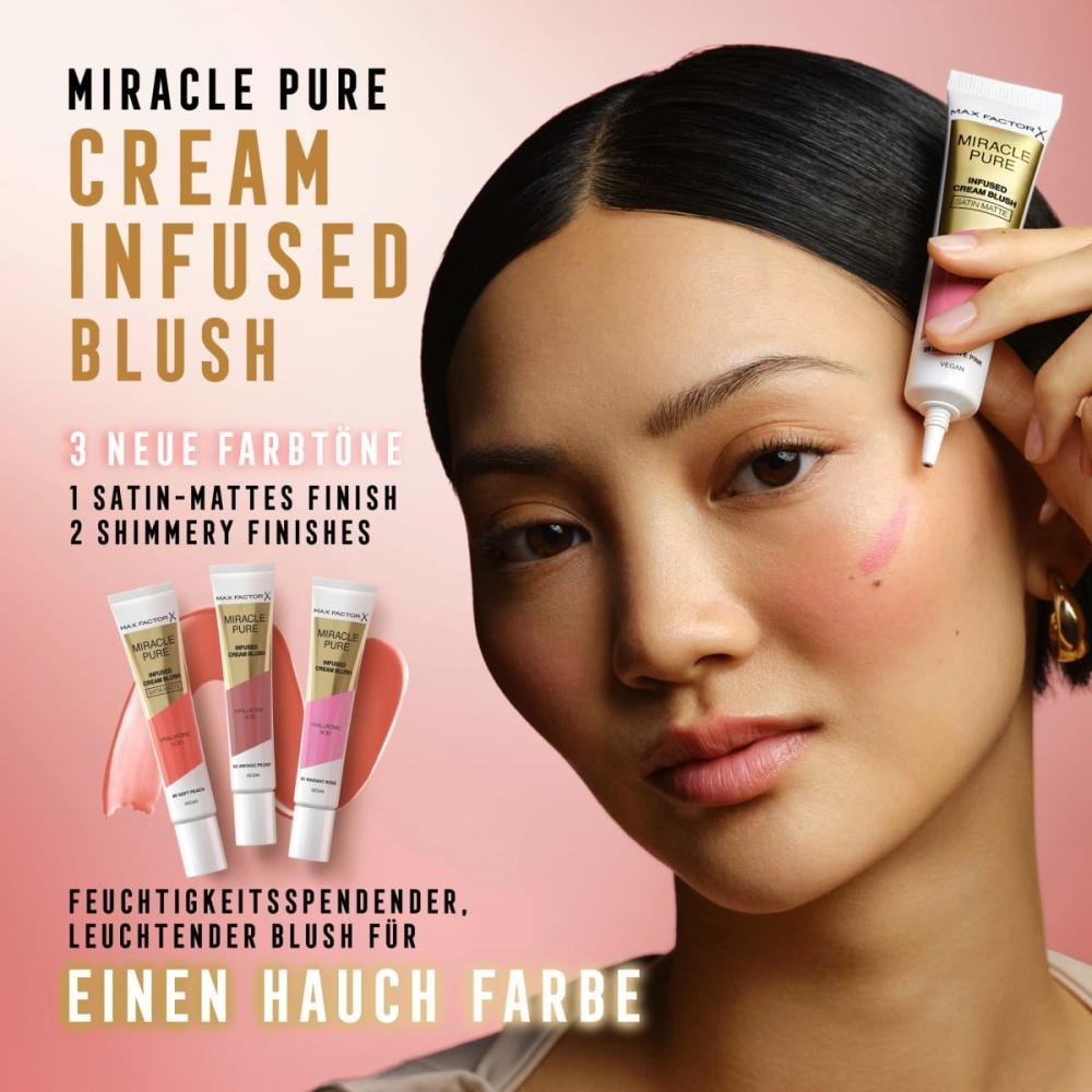 Max Factor Blusher Cream Miracle Pure 06 Soft Peach 15ml