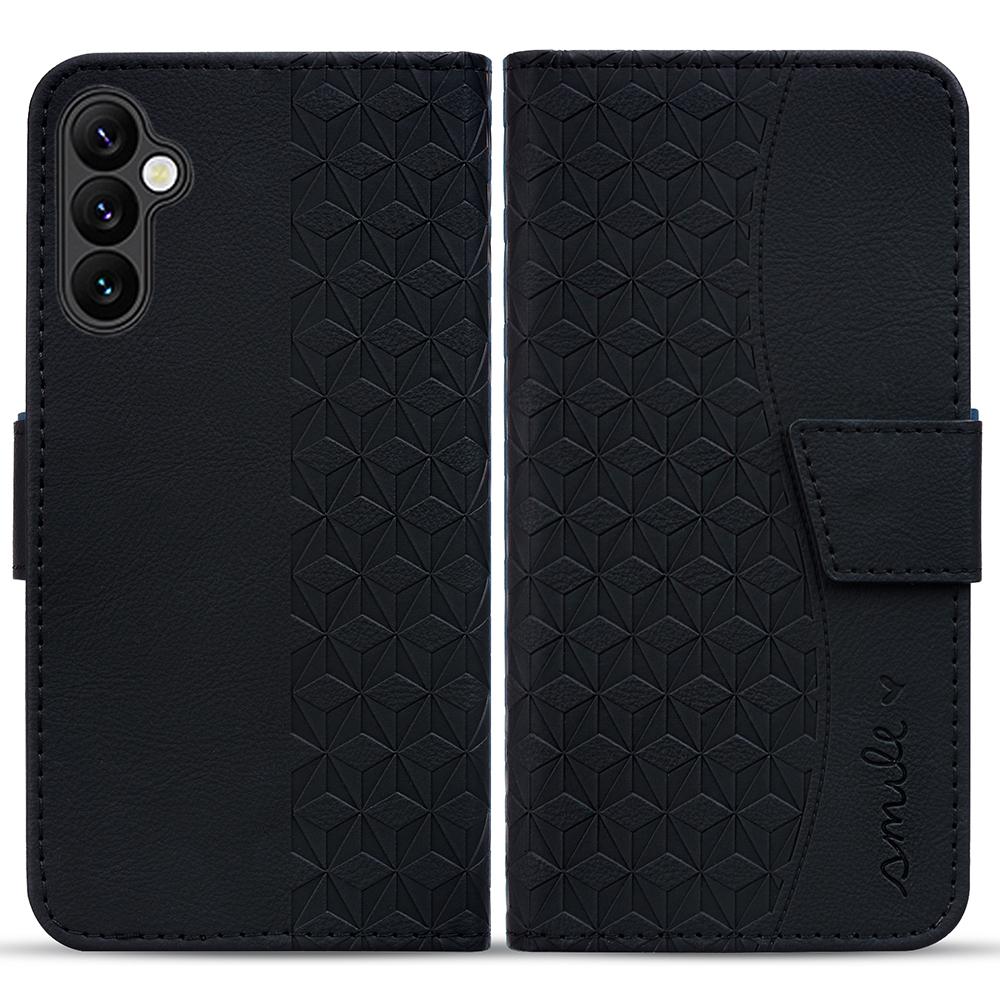 Phone Case For Samsung Galaxy A16 4G/5G/A26 5G/A17,Rhombus Pattern Leather Wallet Cover with Wrist Strap