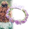Flower Wreath Headbands Flower Crown Bride Hairband Fashionable Hair Accessories for Holiday Festivals and Parties