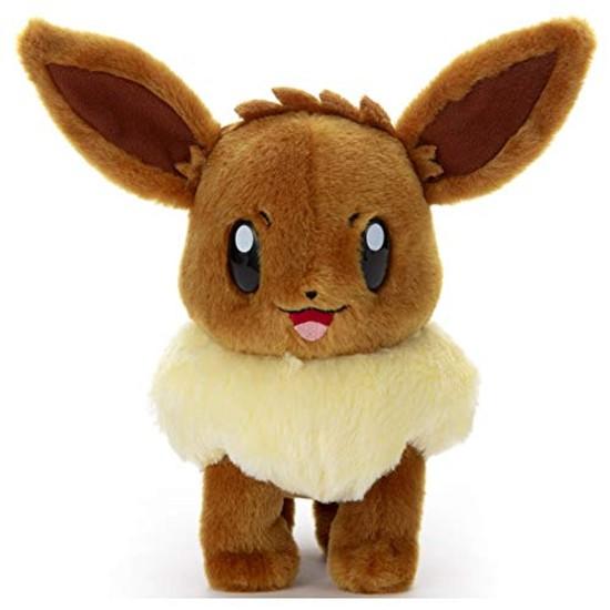 Takara Tomy Arts Pocket Monster Pokemon I Choose You Plush Toy Eevee Approximately 21cm Height.