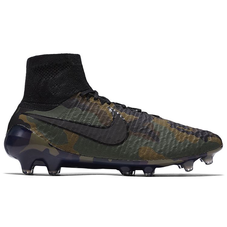 Nike Magista Obra 2 FG Olive Camo Men Sneakers Green Medium-Olive Dark-Army-Dark-Cinder-Black 835368-200