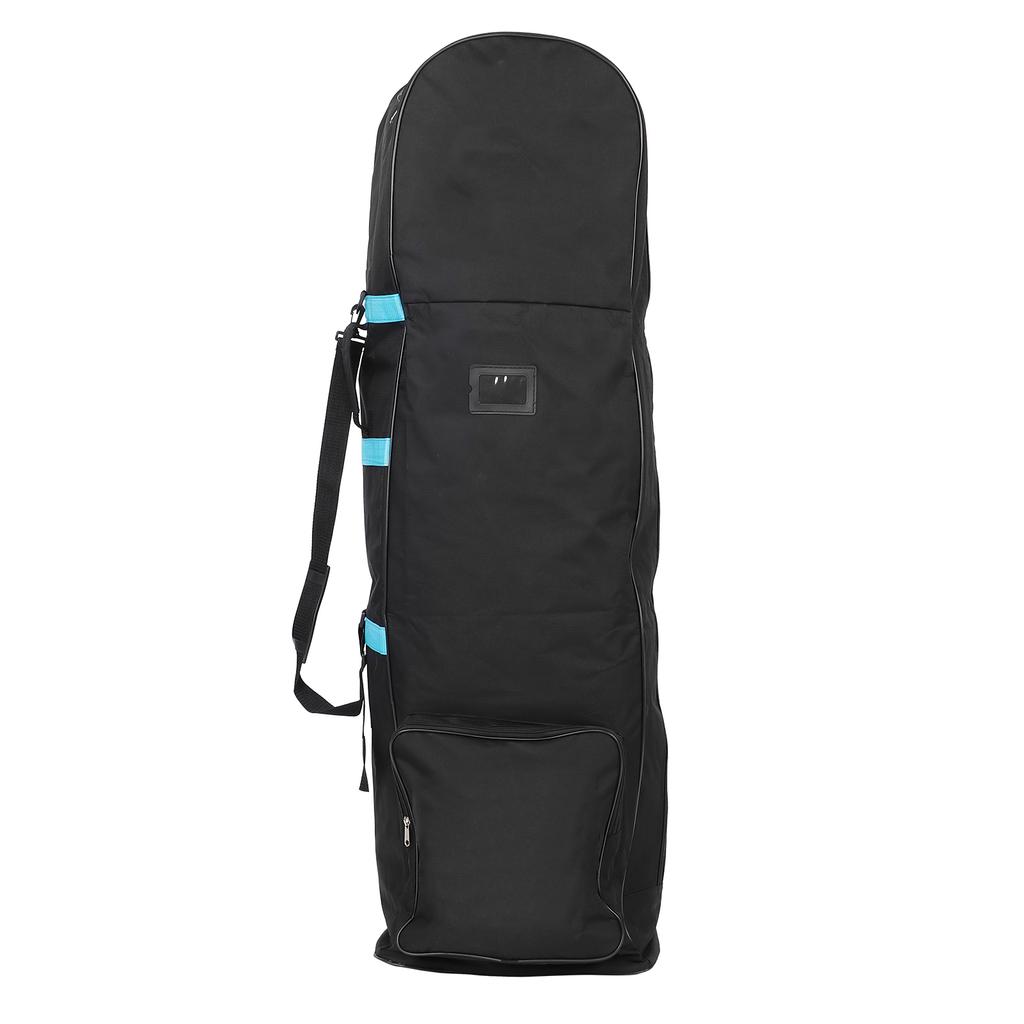 Golf Travel Bag with Wheels Foldable 600D Oxford Golf Aviation Bag Club Case Storage PouchBlue