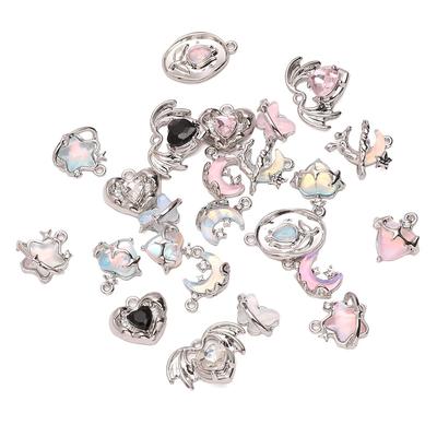 Copper Alloy Butterfly Charm Beads Pendant for DIY Jewelry Making Findings - 1pc