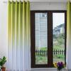 Living Room Bedroom Blackout Curtains Gradient Tulle Curtains Simple Window  Drape Valance 1PCS