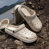 Ladies' Thick Soled Breathable Summer Sandals, Suitable for Walking, Walking Dogs, and Home Use, Lightweight and Shock-absorbing Casual Beach Shoes