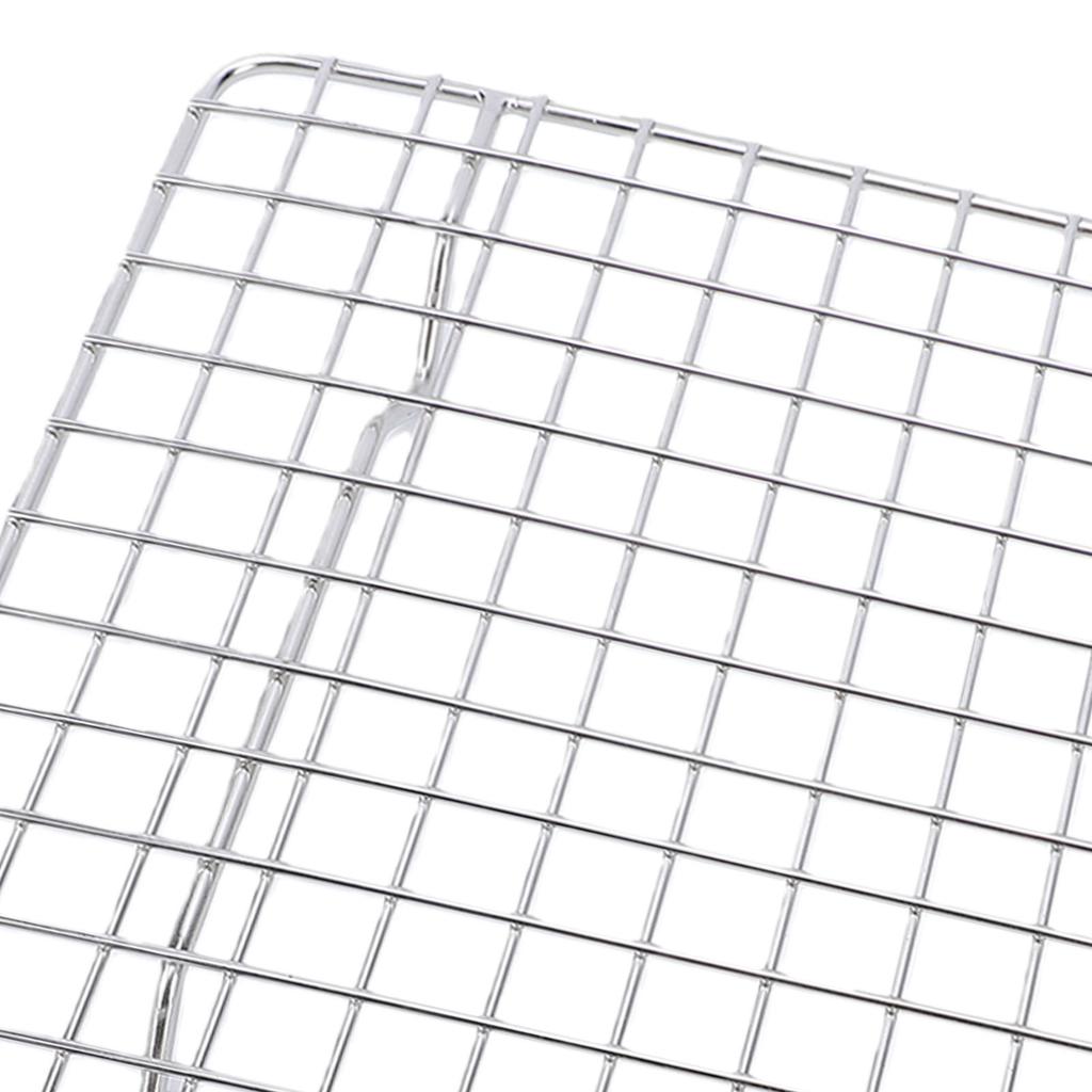 Griglia di Raffreddamento per Cottura e Forno in Acciaio Inossidabile, Resistente al Forno, Griglia a Filo, Griglia per Essiccare Biscotti 25x19.5x1.5cm / 9.84x7.68x0.59in