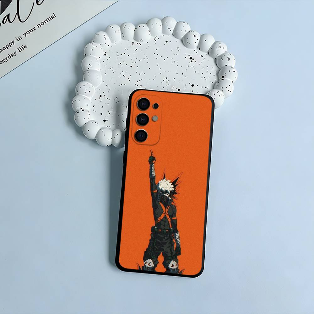 Shonen Anime-My -H-Hero -Academia Soft Silicone Case for Samsung S25, S24, S21, S22, S23, S30, Ultra, S20, Plus, FE, Lite-Black