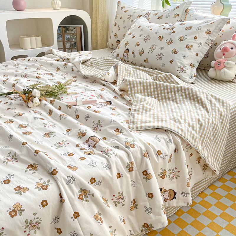 

XMSJ All-Cotton A-Grade Summer Cooling Quilt 150x200cm