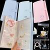 240Grid Transparent Jewelry Organizer Storage Albums Gift with Box Reclosable Necklace Rings Earring Bags Portable Jewelry Boxes