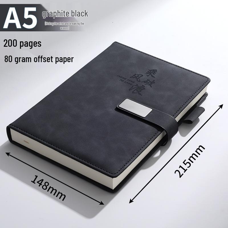 Deluxe A5/B5 Business Planner Notebook with Custom Logo Gift Box