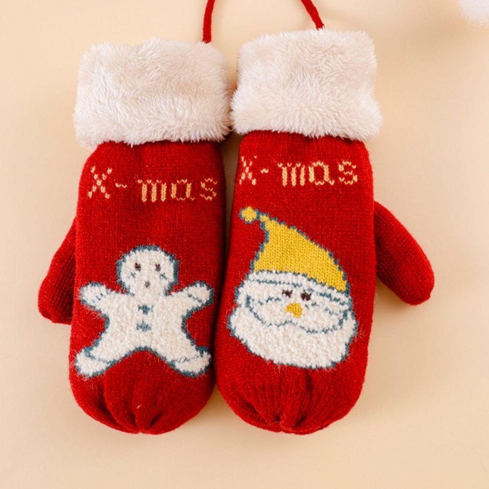 

Теплые рождественские подарочные флисовые детские студенческие плюшевые перчатки рождественские перчатки женские варежки зимние перчатки