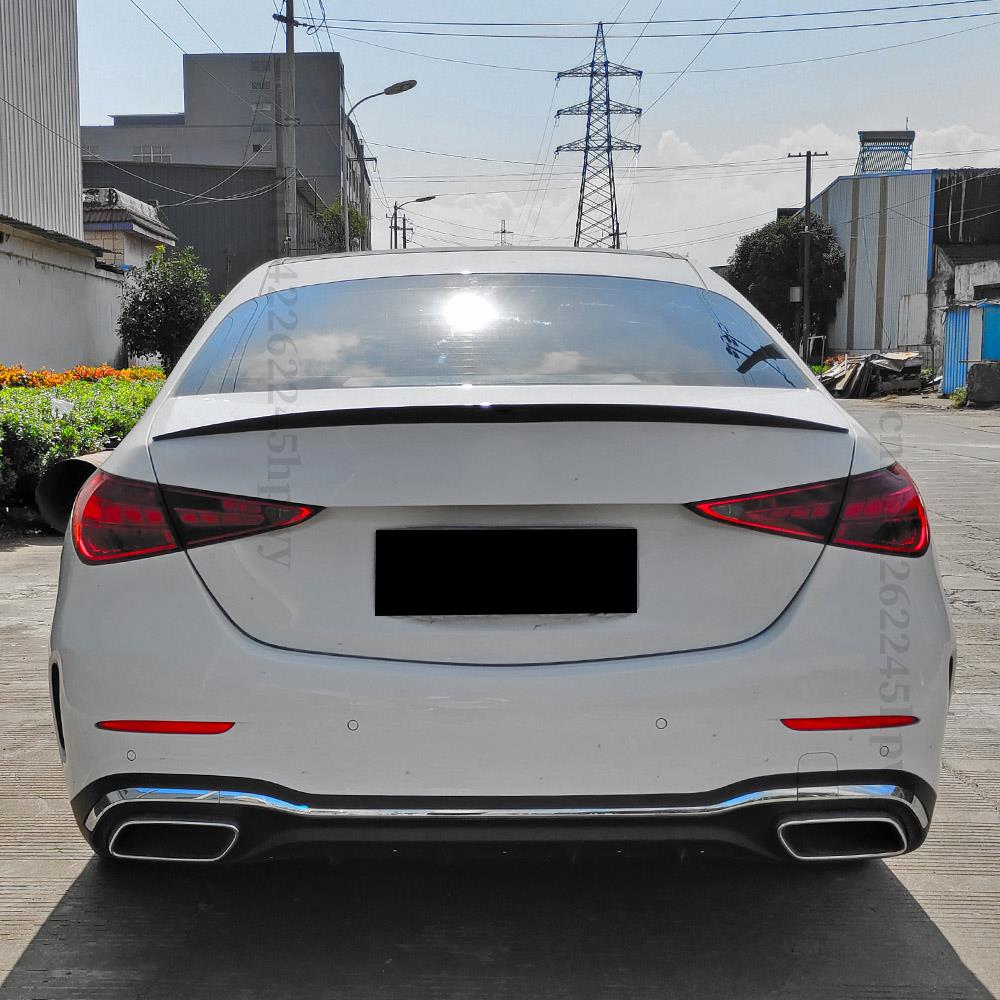 Partea exterioară a aripii spoilerului spate de înaltă calitate pentru Mercedes Benz C W206 Sedan 4 uși 2022 2023 Buza portbagaj AMG