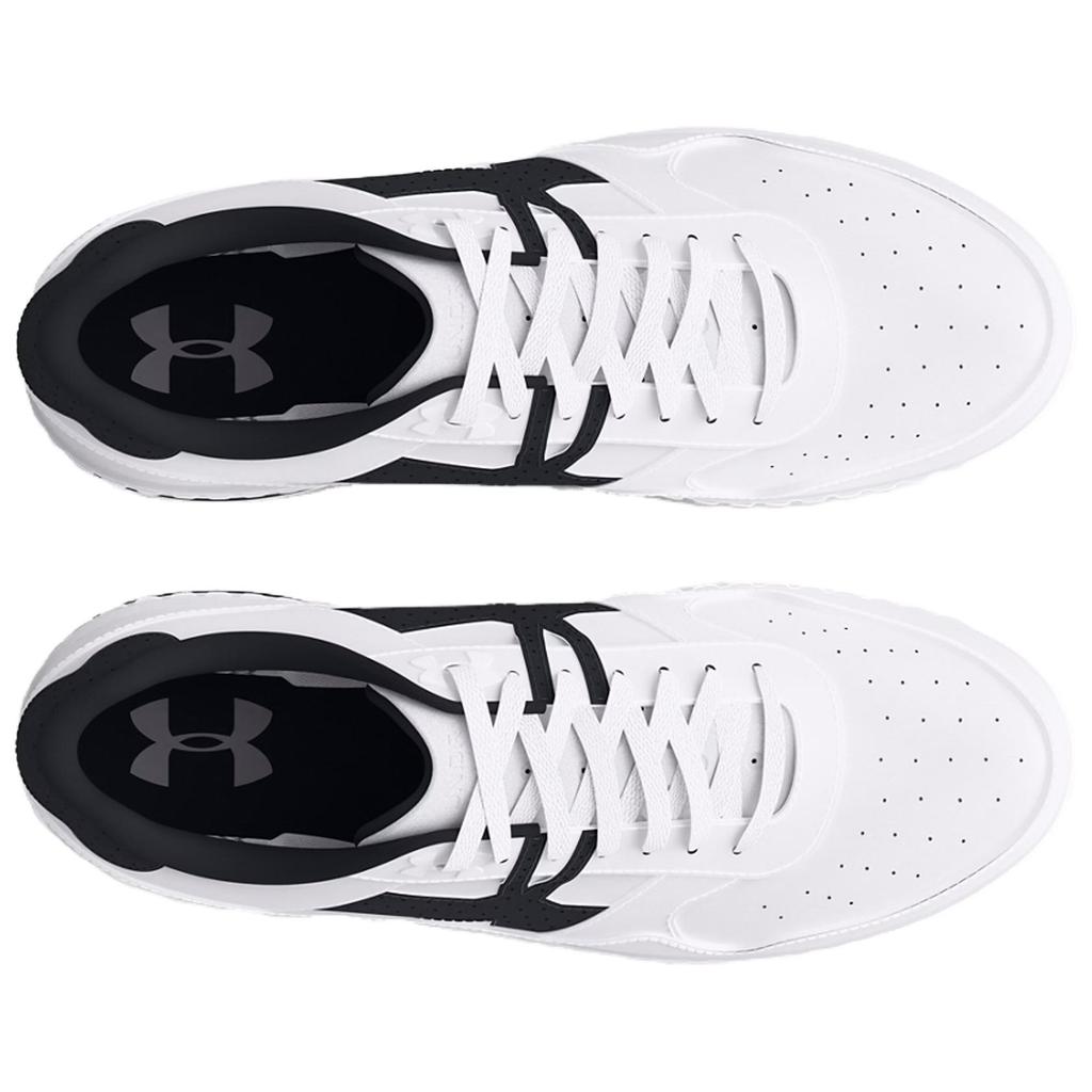 Under Armour Court 96 White Black Unisex Sneakers 3028633-101