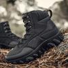 New Men' Ankle Boots Quality Outdoor Desert Boots Camping Breathable Hiking Sneakers Work Safety Shoes Leather Snow Boots 39-47