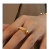 U-Shaped Geometric Ring for Women - Retro Fashion Individualism, Open Exclamation Mark Design
