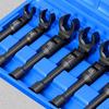 6Pcs Fuels Line Socket Wrench Fuels Pipe Socket Wrench For Injectors Removal With Flexible Head and Steel Construction M4YD
